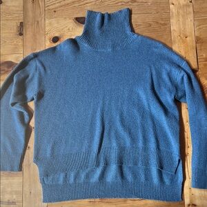 SHEIN Blue Turtleneck Sweater